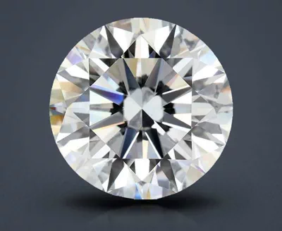 5.02ct H VS2 Rare Carat Ideal Cut Round Diamond