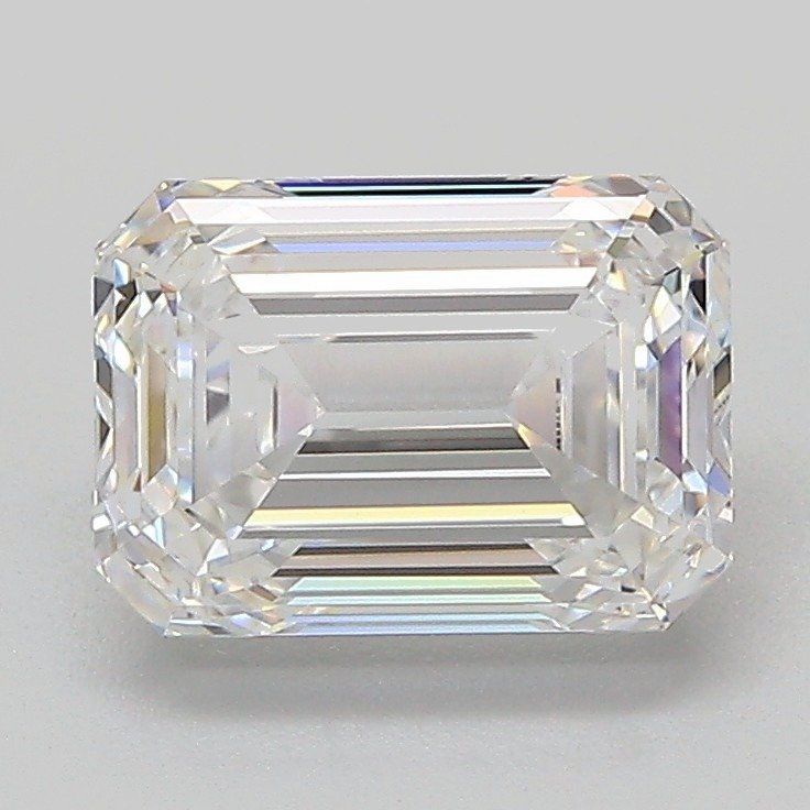 2.02ct E VVS2 Rare Carat Ideal Cut Emerald Lab Grown Diamond
