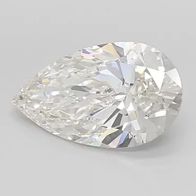 5.00ct G VVS2 Very Good Cut Pear Lab Grown Diamond