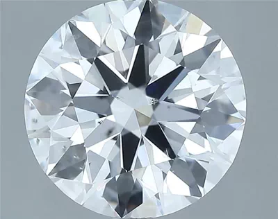 3.02ct D SI1 Rare Carat Ideal Cut Round Diamond