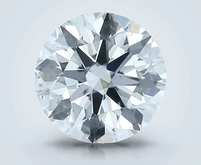 3.02ct D SI1 Rare Carat Ideal Cut Round Diamond