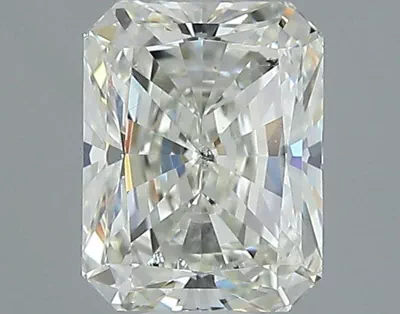 1.03ct K SI2 Rare Carat Ideal Cut Radiant Diamond