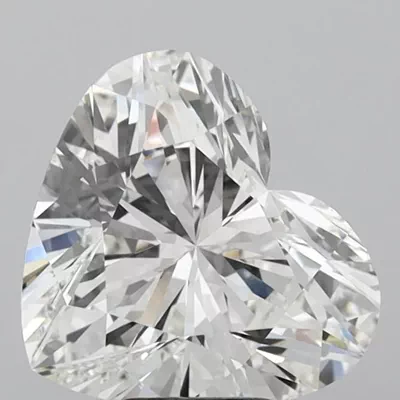 6.04ct G VVS2 Rare Carat Ideal Cut Heart Lab Grown Diamond