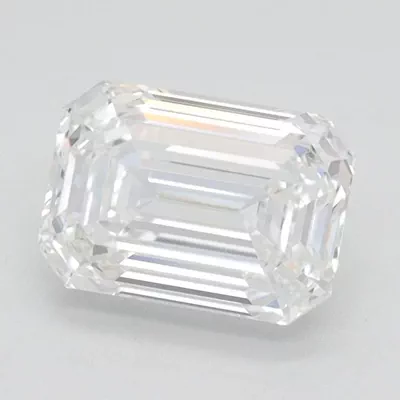 1.54ct G VVS1 Rare Carat Ideal Cut Emerald Lab Grown Diamond