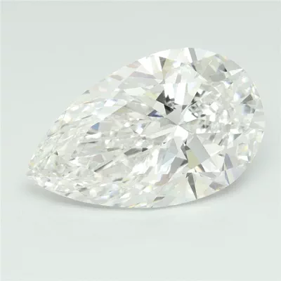 7.05ct F VVS2 Rare Carat Ideal Cut Pear Lab Grown Diamond