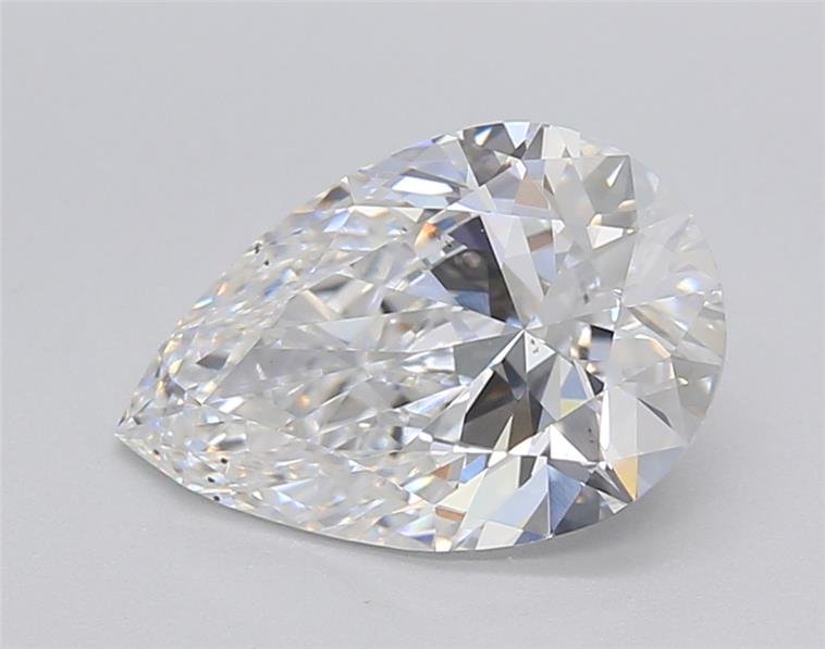 2.02ct D VS2 Rare Carat Ideal Cut Pear Lab Grown Diamond