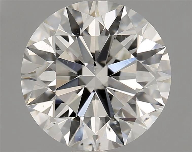 2.04ct I SI2 Rare Carat Ideal Cut Round Diamond