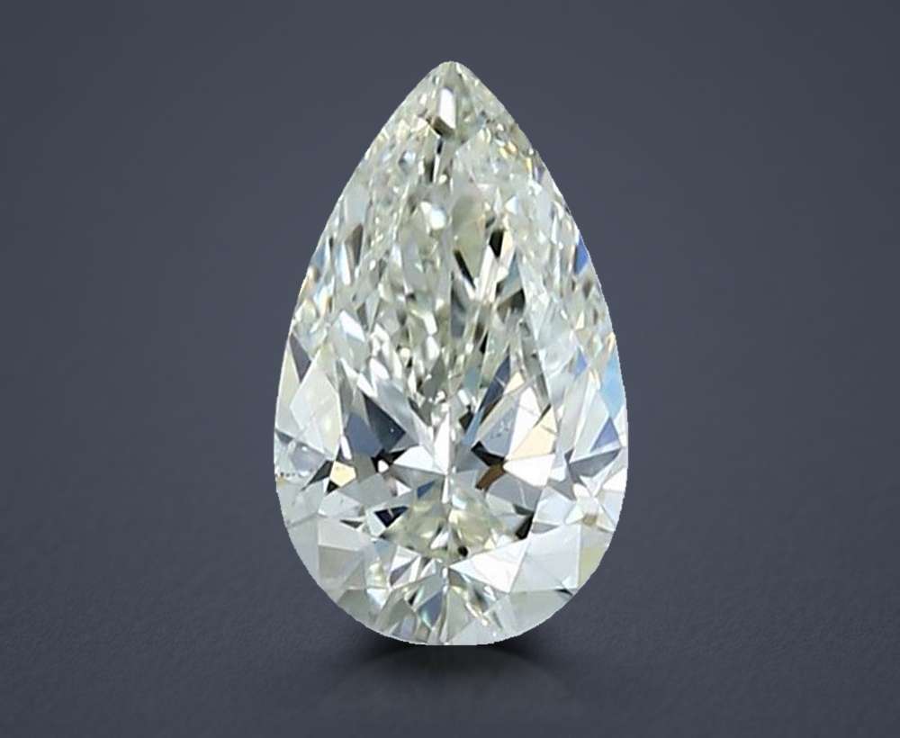1.01ct K SI2 Excellent Cut Pear Diamond