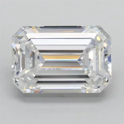 3.09ct E VS1 Rare Carat Ideal Cut Emerald Lab Grown Diamond