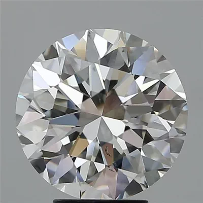 4.84ct I SI1 Rare Carat Ideal Cut Round Diamond