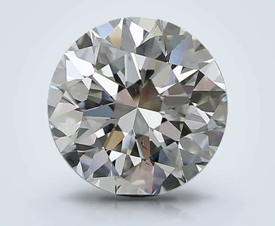 4.84ct I SI1 Rare Carat Ideal Cut Round Diamond