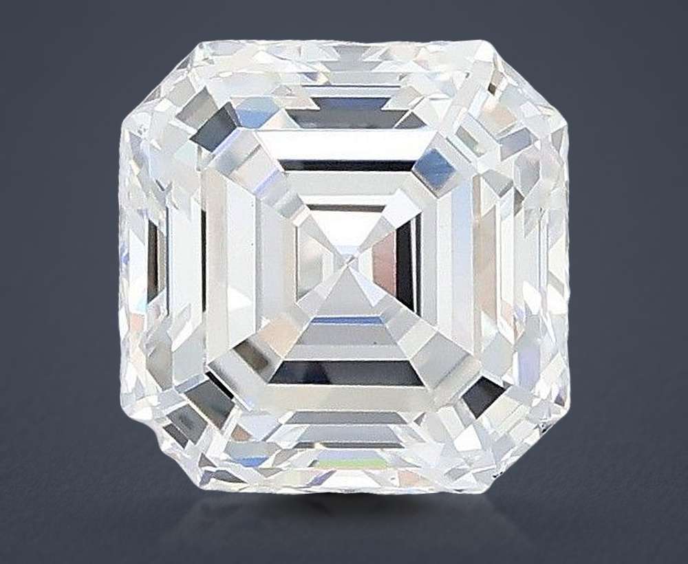 2.01ct E VVS2 Rare Carat Ideal Cut Asscher Lab Grown Diamond
