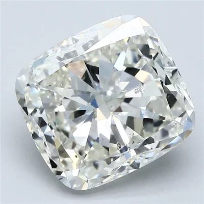 4.15ct J SI2 Very Good Cut Cushion Diamond