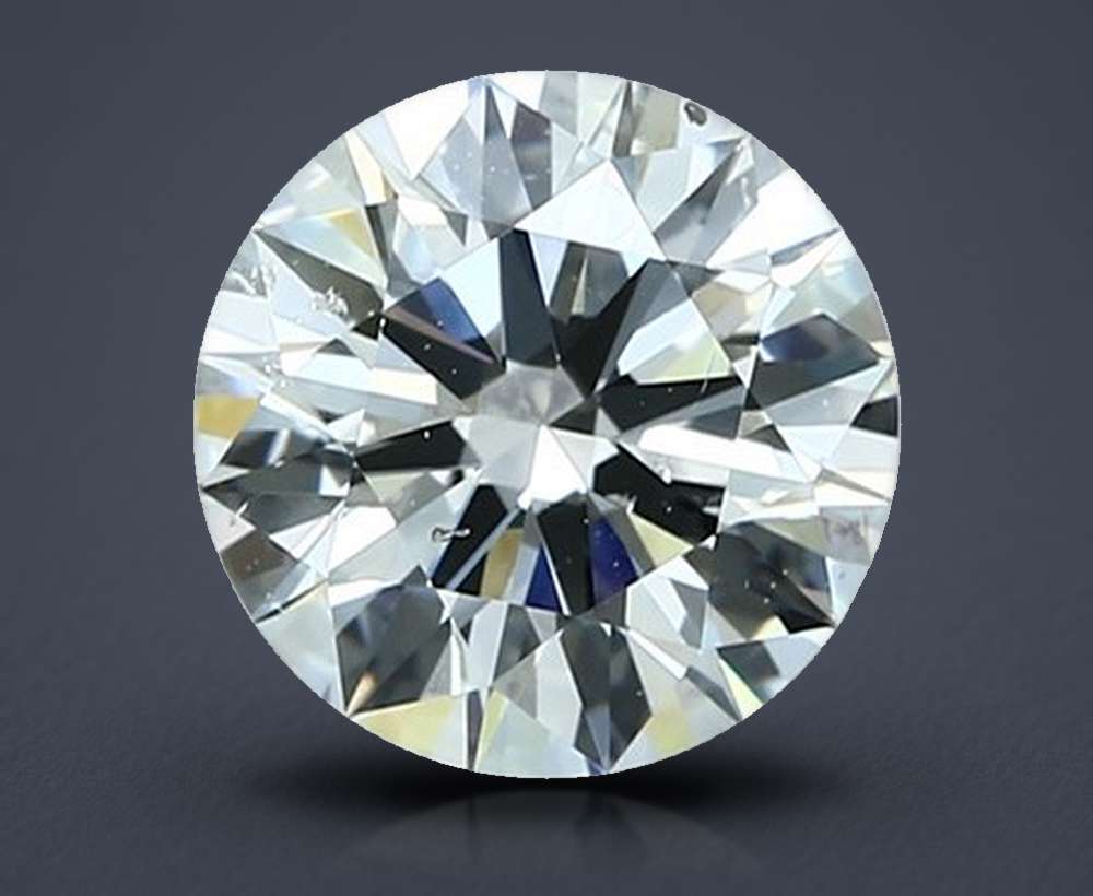 2.39ct E SI2 Rare Carat Ideal Cut Round Diamond
