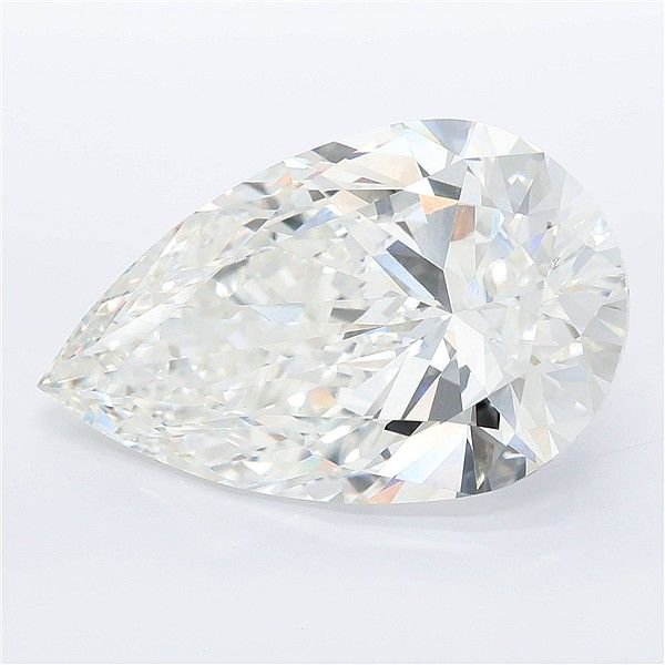 13.02ct F VVS2 Rare Carat Ideal Cut Pear Lab Grown Diamond