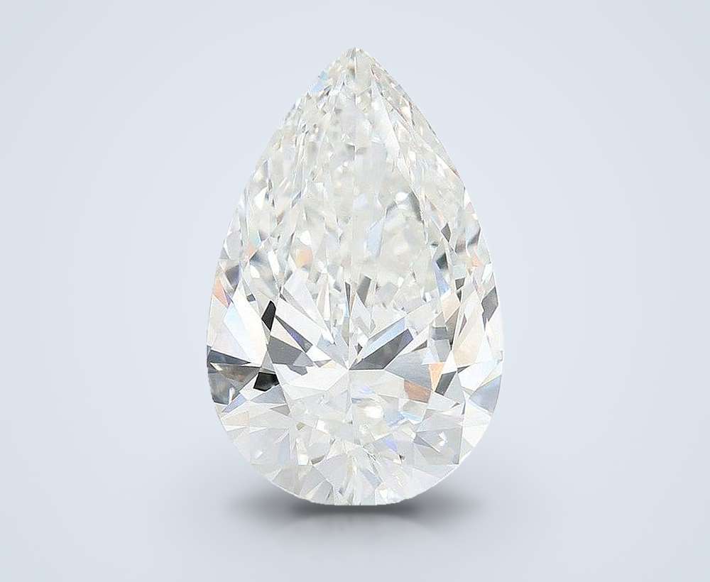 13.02ct F VVS2 Rare Carat Ideal Cut Pear Lab Grown Diamond