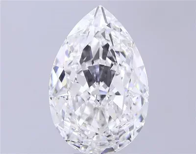 12.15ct F VS1 Rare Carat Ideal Cut Pear Lab Grown Diamond