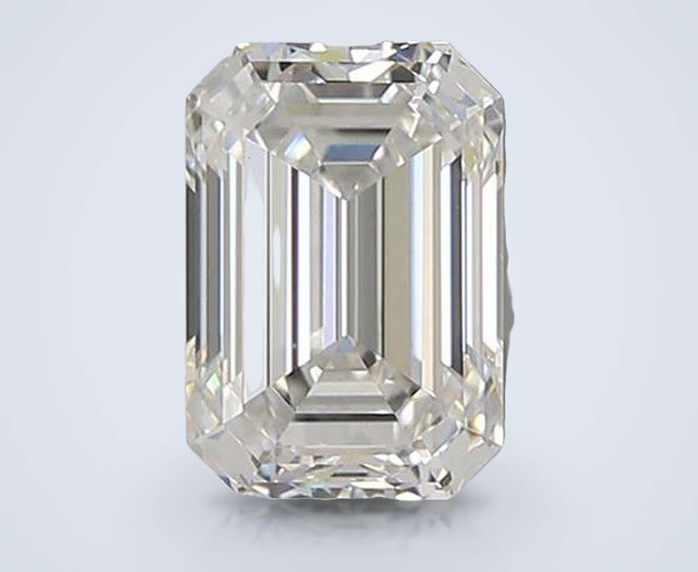 1.87ct F VS1 Rare Carat Ideal Cut Emerald Lab Grown Diamond