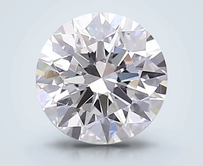 1.06ct E VS2 Rare Carat Ideal Cut Round Lab Grown Diamond
