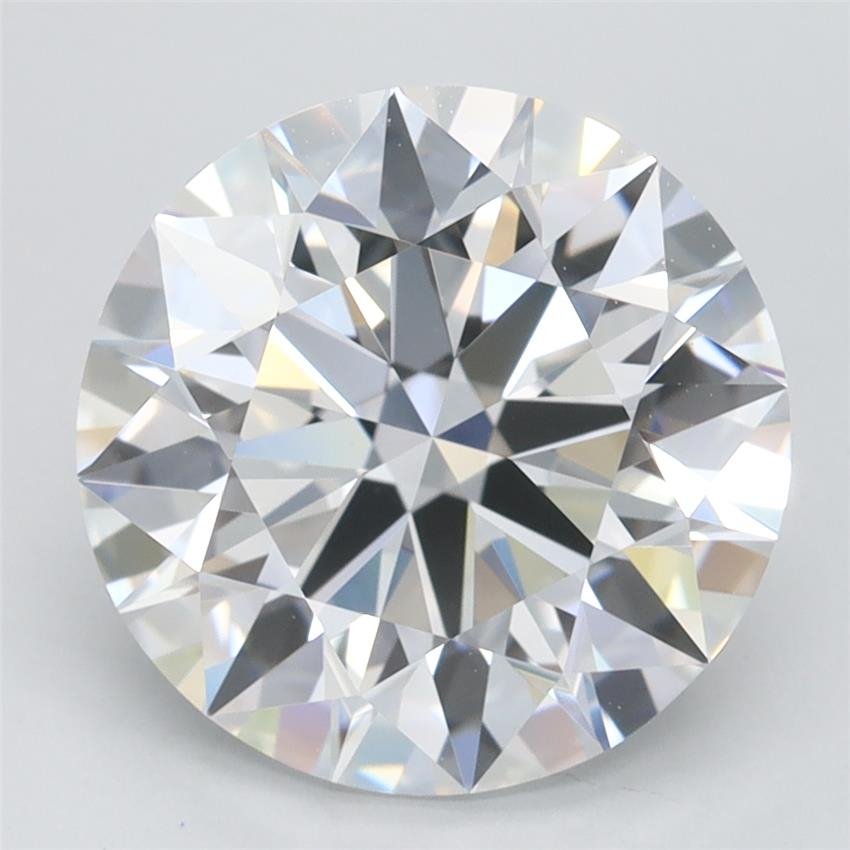 3.46ct D FL Rare Carat Ideal Cut Round Lab Grown Diamond