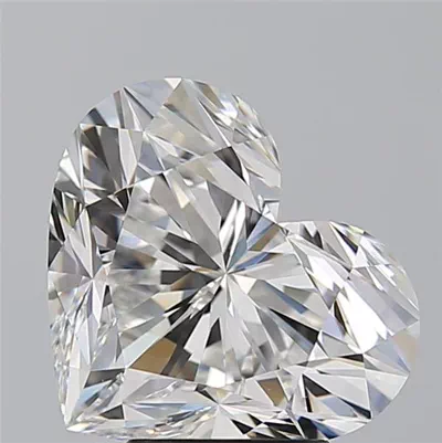 4.03ct F VS1 Rare Carat Ideal Cut Heart Diamond