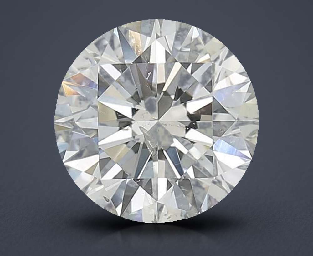 1.91ct I SI2 Rare Carat Ideal Cut Round Diamond