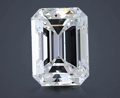 0.95ct D VS2 Very Good Cut Emerald Diamond