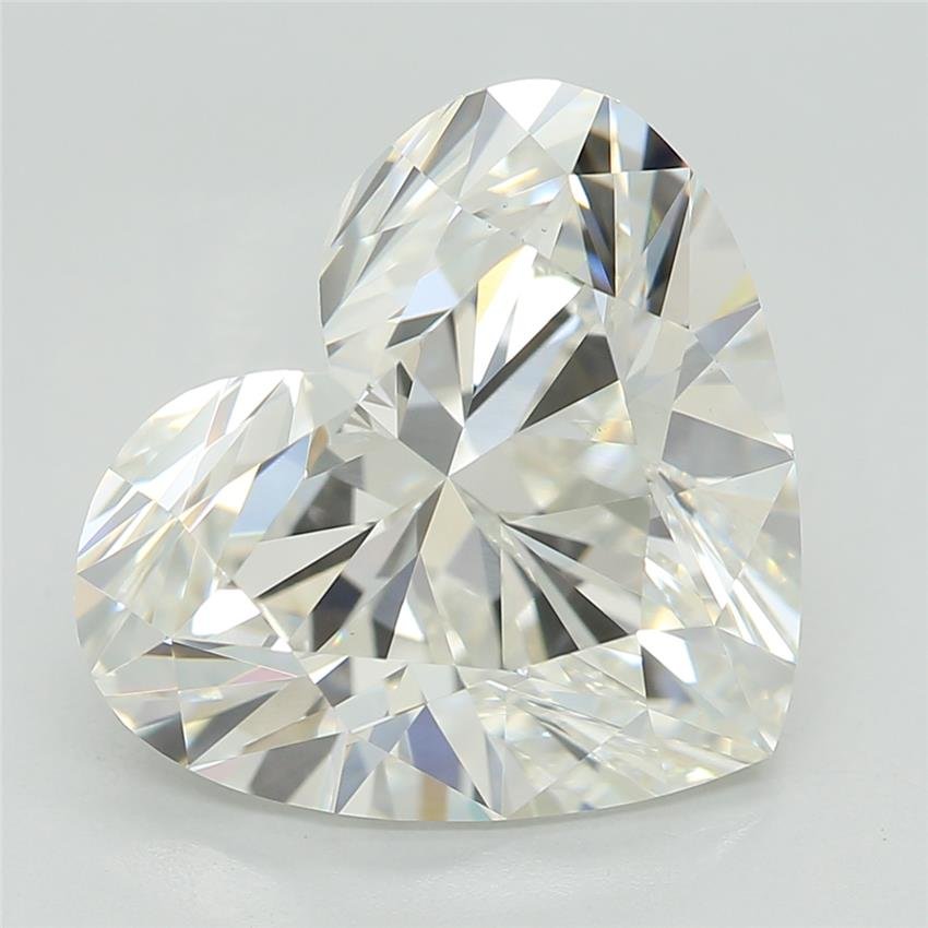 4.00ct G VS1 Rare Carat Ideal Cut Heart Lab Grown Diamond