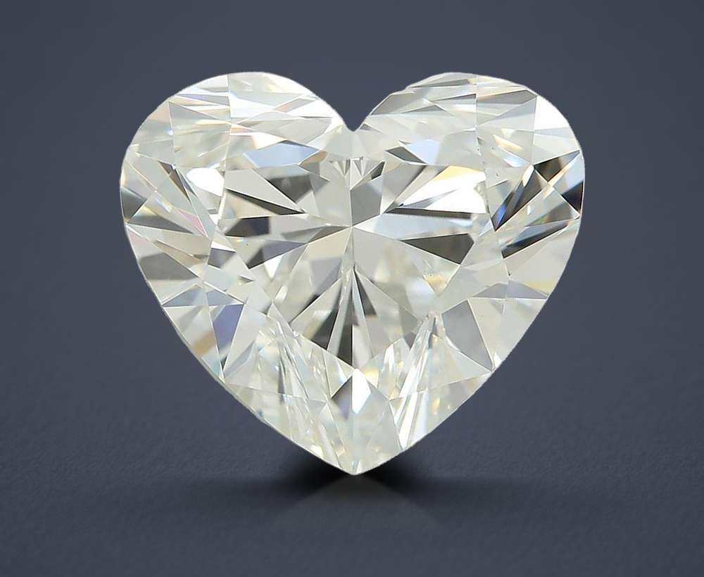 4.00ct G VS1 Rare Carat Ideal Cut Heart Lab Grown Diamond