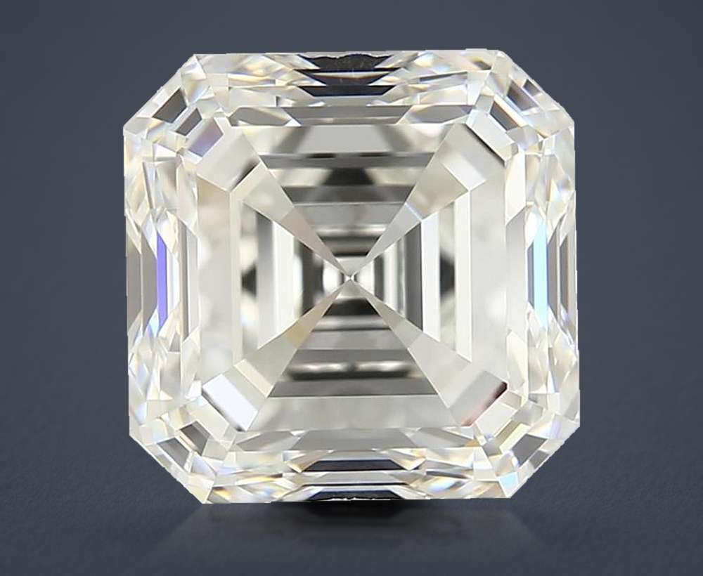 3.01ct I VVS2 Very Good Cut Asscher Diamond