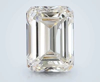 3.01ct F VS2 Very Good Cut Emerald Lab Grown Diamond