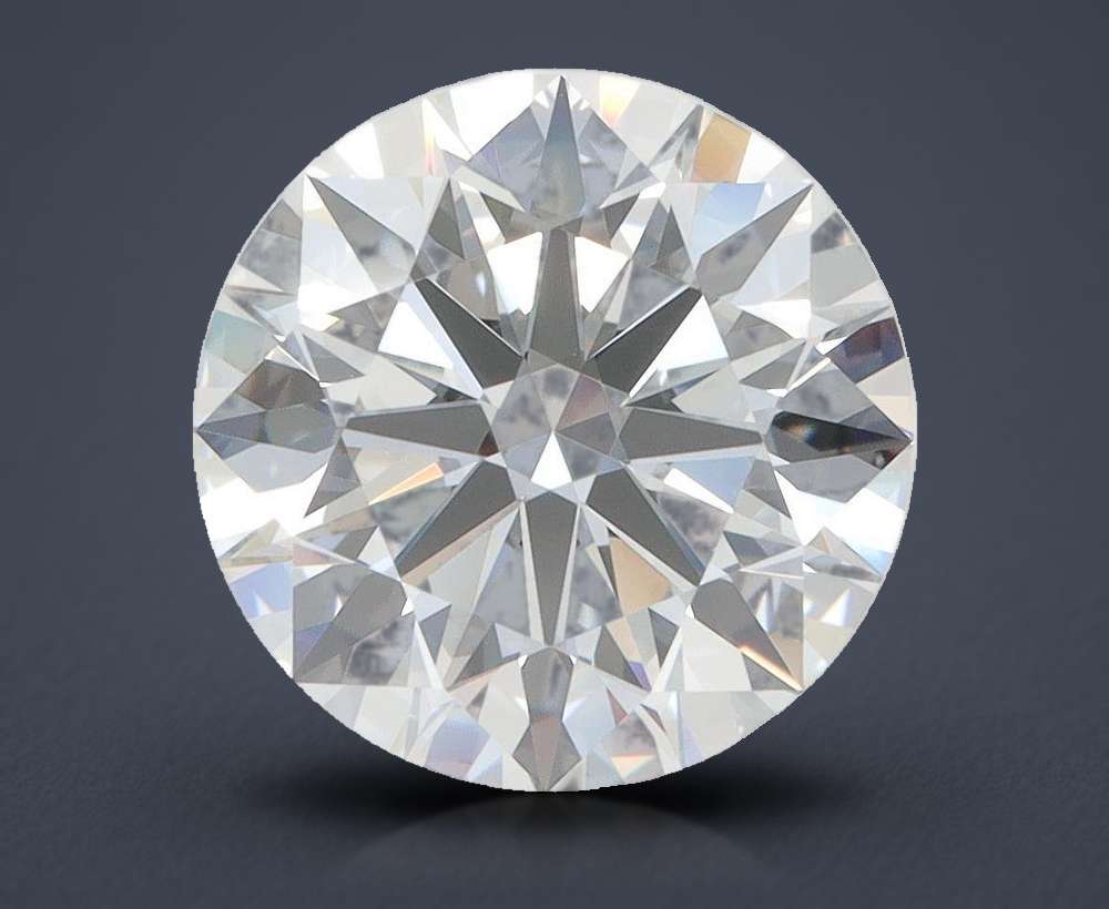 4.26ct D VVS1 Rare Carat Ideal Cut Round Lab Grown Diamond