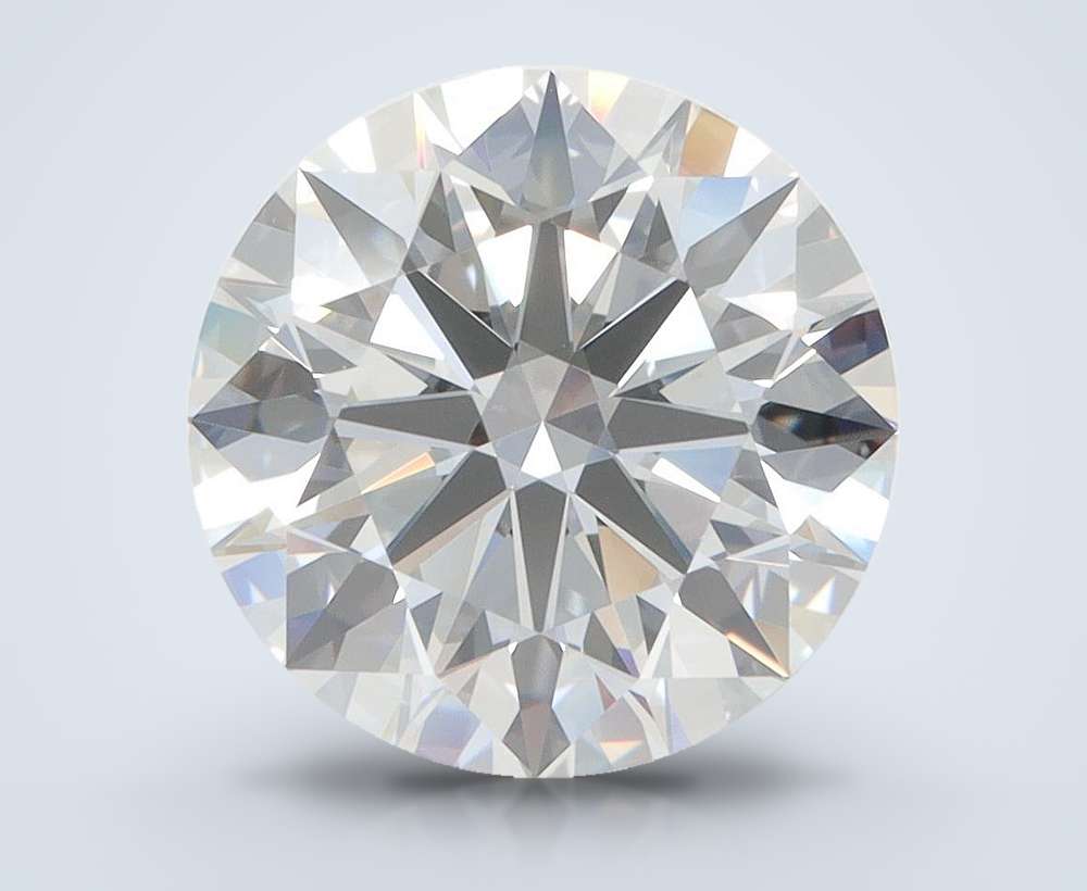 4.26ct D VVS1 Rare Carat Ideal Cut Round Lab Grown Diamond