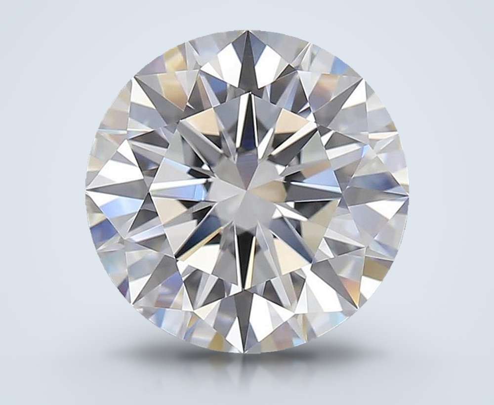 2.73ct E IF Rare Carat Ideal Cut Round Diamond