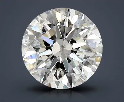 3.01ct H SI2 Rare Carat Ideal Cut Round Diamond