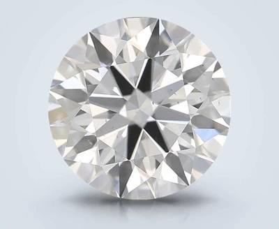 2.22ct D SI1 Rare Carat Ideal Cut Round Lab Grown Diamond