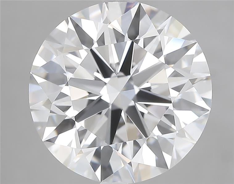 4.79ct D FL Rare Carat Ideal Cut Round Diamond