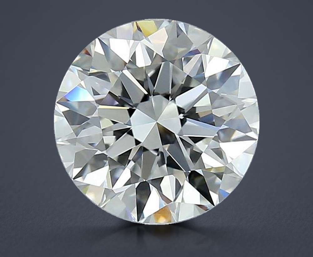 3.03ct G VVS1 Rare Carat Ideal Cut Round Diamond