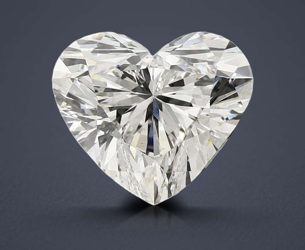 6.21ct H VS2 Rare Carat Ideal Cut Heart Lab Grown Diamond