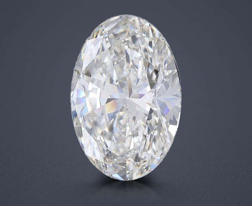 13.05ct G VVS2 Rare Carat Ideal Cut Oval Lab Grown Diamond