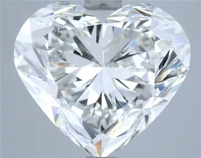 7.01ct H SI1 Rare Carat Ideal Cut Heart Diamond