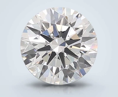 4.09ct D VVS2 Rare Carat Ideal Cut Round Lab Grown Diamond