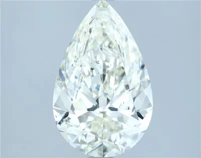 3.02ct I SI1 Rare Carat Ideal Cut Pear Diamond