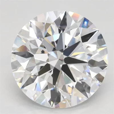 3.44ct D IF Rare Carat Ideal Cut Round Lab Grown Diamond