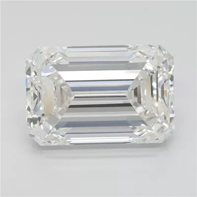 10.05ct F VVS2 Excellent Cut Emerald Lab Grown Diamond