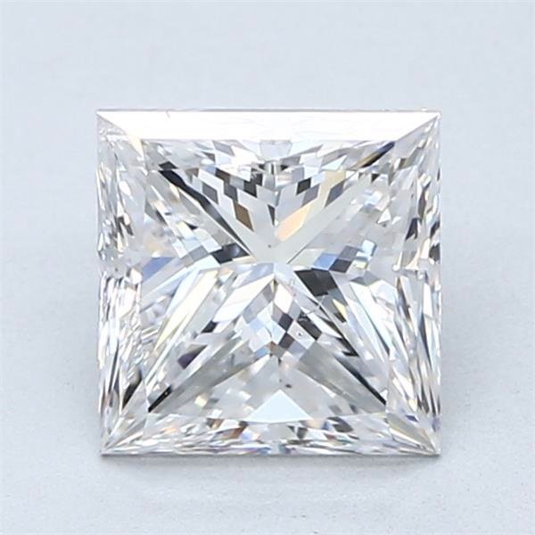2.01ct E SI1 Good Cut Princess Diamond