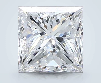 2.01ct E SI1 Good Cut Princess Diamond