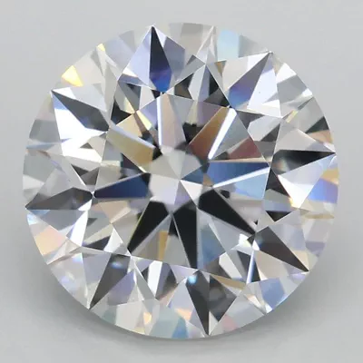 3.05ct F VS2 Rare Carat Ideal Cut Round Lab Grown Diamond