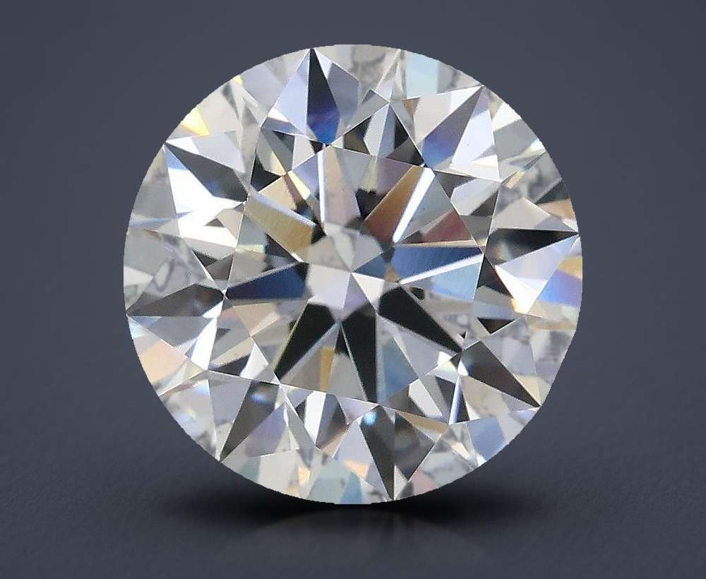 3.05ct F VS2 Rare Carat Ideal Cut Round Lab Grown Diamond