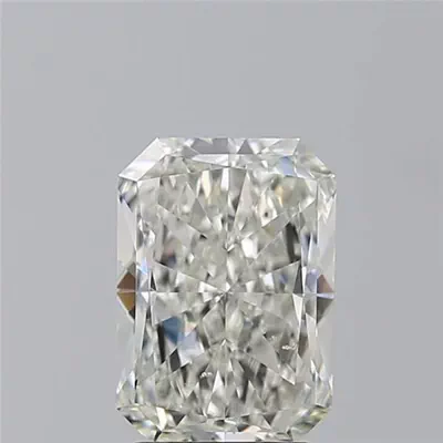 3.03ct I SI1 Rare Carat Ideal Cut Radiant Diamond